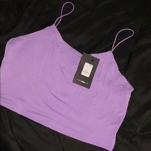 Lavender Crop Top